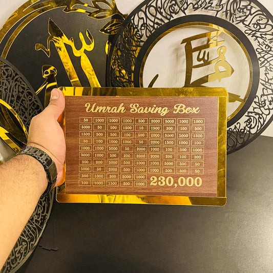 Beautiful Umrah Saving Box